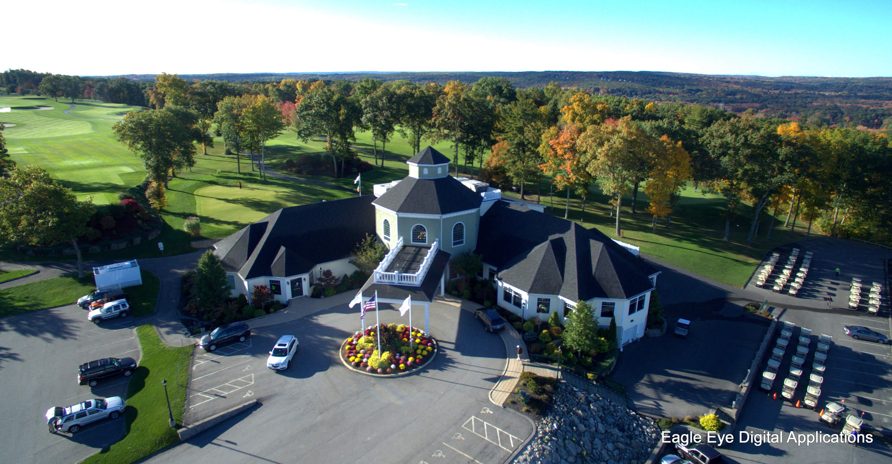 front of clubhouse