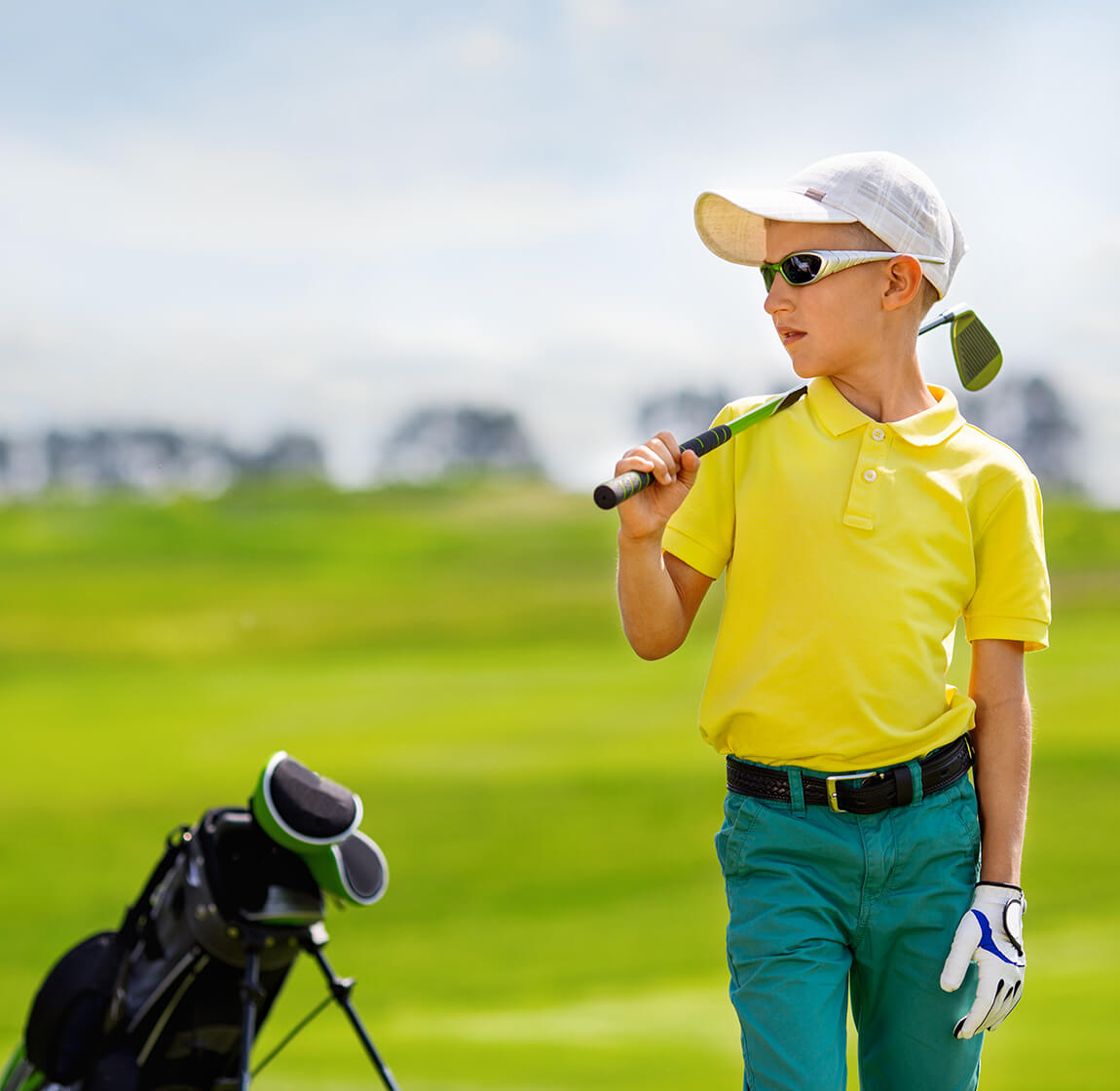 junior golfer