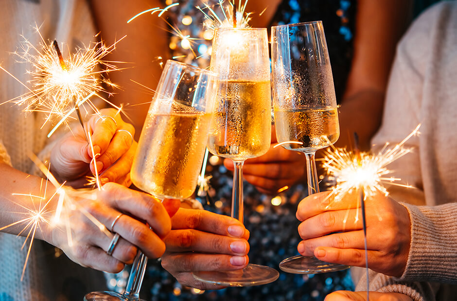 champagne cheers
