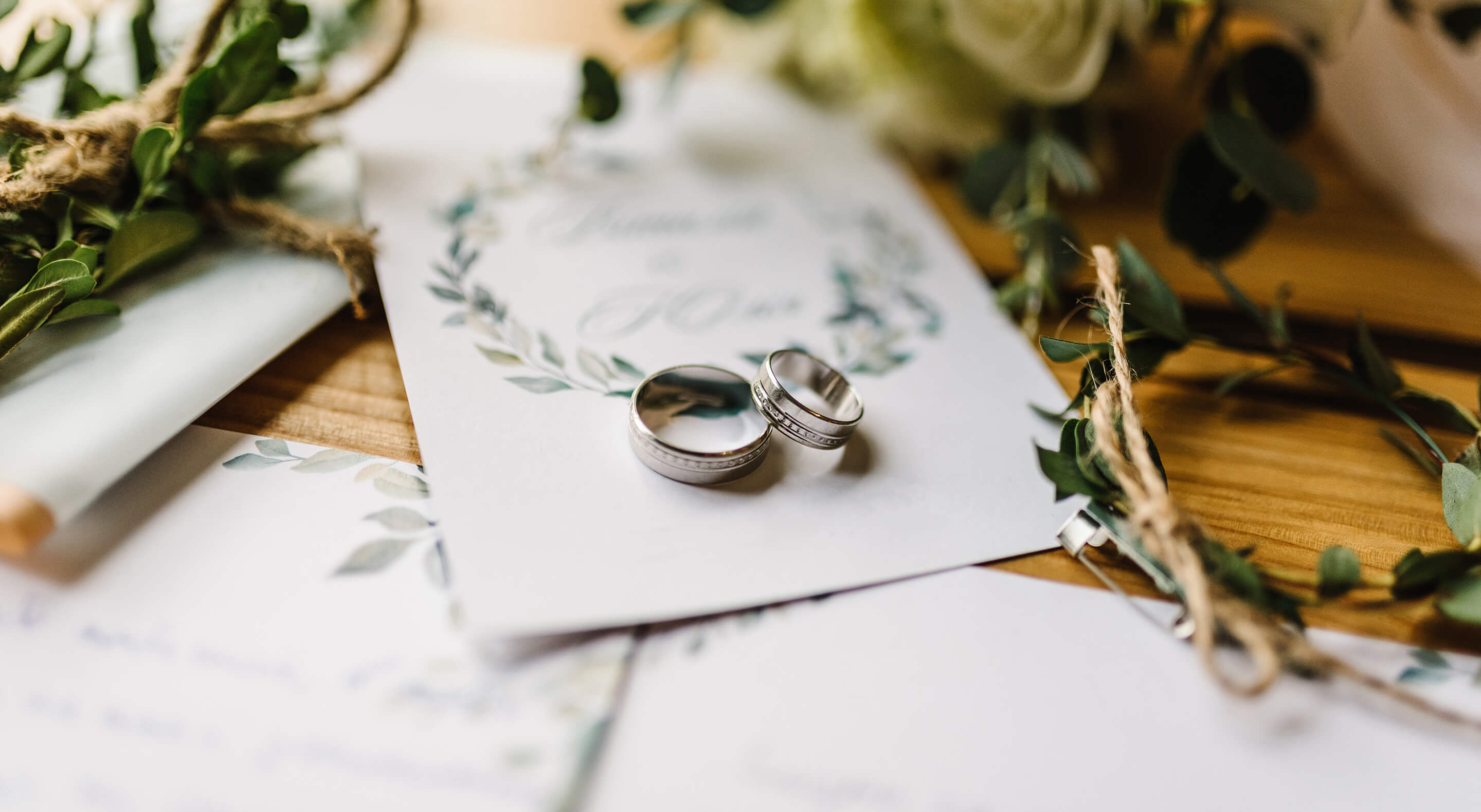 bride and groom rings