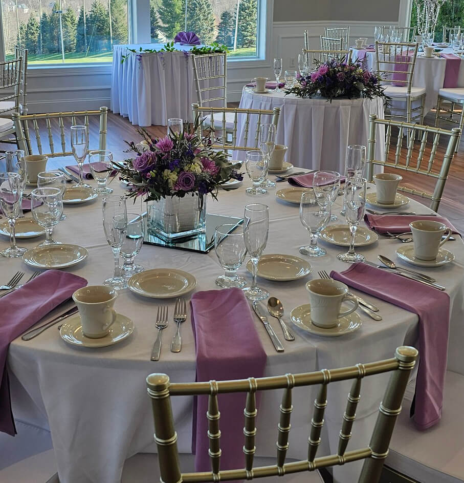 dining table set up